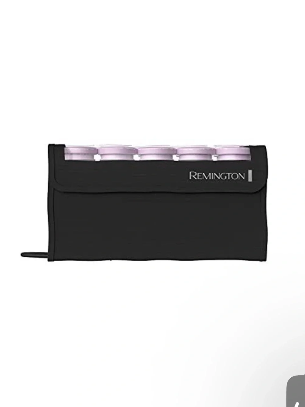 Remington Black and Light Pink Heated Roller Set with Carry Case